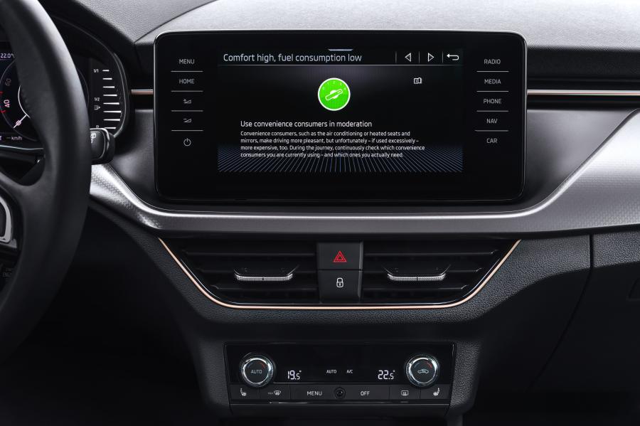 Детали интерьера Skoda Kamiq 2019 года  (WW) (фото 82 из 217)